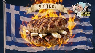 Bifteki selber machen Das Originalrezept für griechisches Bifteki mit Feta vom Grill [upl. by Lledyr]