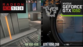 RX 550 4GB vs GTX 1050 2GB [upl. by Anul878]