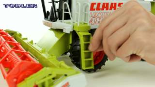 Bruder 02120 Claas Lexion 480 Combine Harvester REVIEW [upl. by Norym]