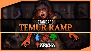 Standard Magic Arena Event bo3 Temur Ramp [upl. by Htebasile161]