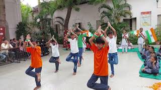 quotAesa Bharat Desh he meraquot Patriotic Dance performance by 6th to 8th Boysschoolno8msbrajkot [upl. by Onaicilef]