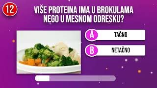 KVIZ Tačno ili Netačno 20 Zanimljivih pitanja [upl. by Nomrac]