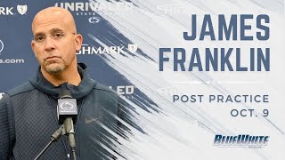 James Franklin discusses RT Anthony Donkohs status ahead of game with USC [upl. by Monro]