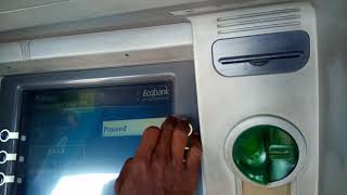 karatbars Mastercard withdrawal at Ghana ATM [upl. by Lessirg971]