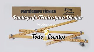 Pantografo Técnico para Dibujar Todo Tipo de Manualidades  TodoEventos [upl. by Amyas610]