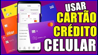 COMO CADASTRAR CARTÃO CRÉDITO PARA PAGAMENTOS COM CELULAR  QUALQUER BANCO OU CARTÃO  IODROID [upl. by Ellord]