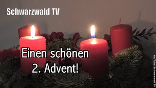 2 Advent 2023 🕯️🕯️ Grüße zum zweiten Advent  Im Schein der roten Kerzen Grußvideo zum Verschicken [upl. by Mencher584]