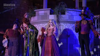 Hocus Pocus Villain Spelltacular 2019 FULL SHOW at Mickeys Not So Scary Halloween Party 4K [upl. by Htebezile300]