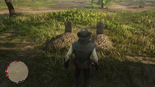 RDR2  Absolutely every player who accidentally found the grave of Lenny and hosea [upl. by Hollander]