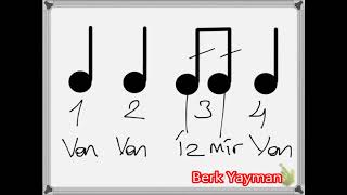 Nota Değerleri ve Tartımları 1 Berk Yayman [upl. by Yldarb]