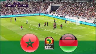 Highlights Morocco v Malawi  TotalEnergies AFCON 2021  Realistic Gameplay [upl. by Ahselrak]