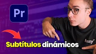 SUBTITULOS AUTOMÁTICOS animados con Premiere Pro [upl. by Anihc801]