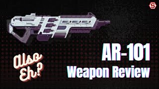 AR101 NSO Assault Rifle Weapon Review [upl. by Ibby]