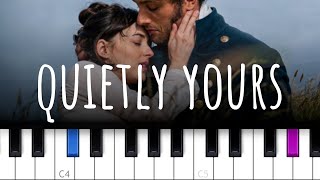 Quietly Yours  Birdy piano tutorial [upl. by Adriana480]