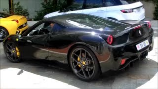 Novitec Rosso Ferrari 458 Italia TERRORIZES Monaco  F1 SOUND [upl. by Snook]