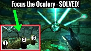 How to FOCUS THE OCULORY Puzzle Revealing the Unseen Quest  Skyrim Remastered [upl. by Nya606]