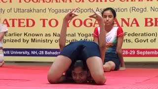 Uttarakhand district Haridwar yogasan championshippart 3 yoga youtube kheloindia [upl. by Ellord]