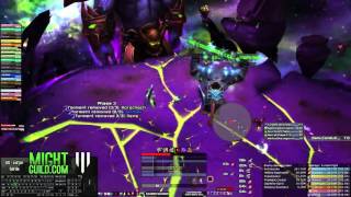 Might  Hellfire Citadel  Mythic Archimonde 1 Doomfire Strat  Hunter PoV [upl. by Judus349]