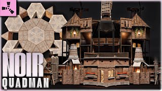 The Noir  Trio OFFLINE TANK  5 BUNKERS  Easy to Build  RUST Base Designs 2024 [upl. by Atirak]