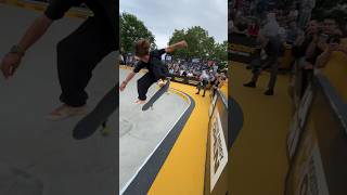 Yuro Nagahara did one the hardest tricks at the RockstarEnergyOpen 📲bestskateboardingvideos [upl. by Euqirne633]