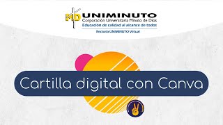 Cómo crear una cartilla digital usando Canva [upl. by Mindi721]