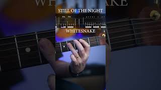 Still of the Night Guitar Riff by Whitesnake with Tab [upl. by Judye]