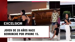 Joven de 20 años hace berrinche a su mamá porque no le compro un iPhone 15 [upl. by Natanoy340]