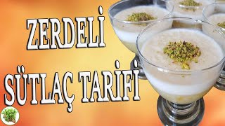 ZERDELİ SÜTLAÇ TARİFİ  Astarlı Sütlaç Tarifi [upl. by Pengelly]