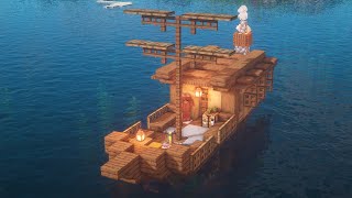 Minecraft How to Build a Simple Starter Boat House [upl. by Bonilla353]