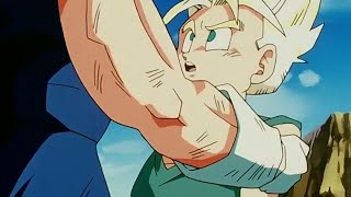 VEGETA ABRAZA A TRUNKS Audio Latino [upl. by Bywaters98]