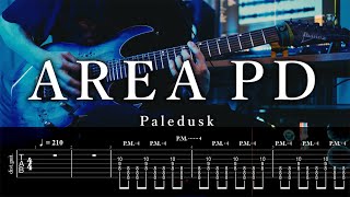 【TAB】Paledusk  AREA PD Guitar Cover [upl. by Pineda]