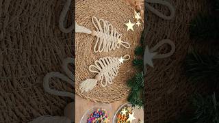 DIY a cozy macramé Christmas tree for the holidays 🎄✨ChristmasTree MacrameArt ChristmasDIY [upl. by Anikes]