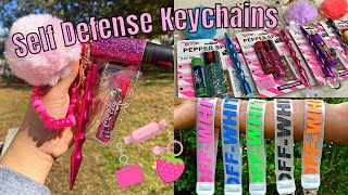 Make Self Defense Keychains With Me  Accessories Purchased From Amazon w Links  Car Accessories [upl. by Eelirrem]