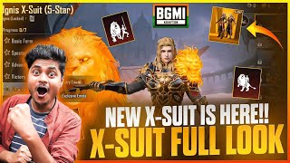 🔥 IGNIS XSUIT  7 STAR MAX OUT LOOK  FREE MYTHIC OUTFITS  AMR UPGRADE BGMI  Faroff [upl. by Siugram]