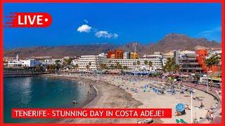 🔴LIVE LUSH Weather in Costa Adeje amp San Eugenio  Busy La Pinta Beach amp More in South Tenerife ☀️ [upl. by Bollay10]