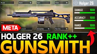 HOLGER 26 BEST GUNSMITH IN COD MOBILE  CALL OF DUTY MOBILE BEST HOLGER 26 CLASS SETUP [upl. by Nilkcaj339]