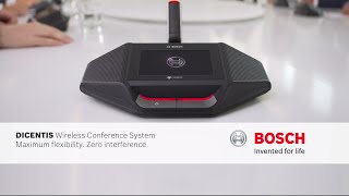 Bosch Security  DICENTIS wireless [upl. by Soph585]