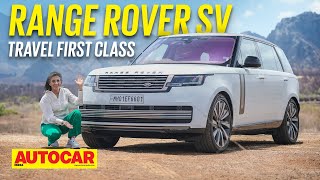 2023 Range Rover SV review  Range Topper  First Drive  Autocar India [upl. by Romilda]