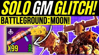 New SOLO Grandmaster Farm GLITCH Battleground MOON Nightfall BOSS CHEESE amp Easy Exploit Destiny 2 [upl. by Liv]