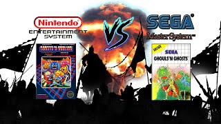 Console Wars NES vs Sega Master System Ghosts N Ghouls [upl. by Ed]