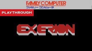 Exerion NES  Playthrough HD  RetroGameUp [upl. by Ivz]