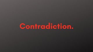 Contradiction FULL VIDEO [upl. by Christabelle]