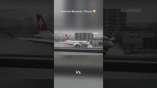 Target Reverse Thrust🗿 shorts aviation avgeek plane [upl. by Lud]