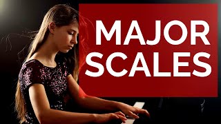 Major Scales  the most common scales in western music  music theorist [upl. by Cardinal128]