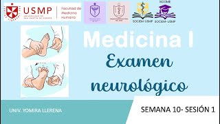 Medicina 1Sesión 10B1 Examen neurológico Yomira Llerena20242 [upl. by Jasun]