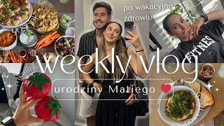 WEEKLY VLOG 🌸 świetujemy💃🏻 Co z moją dietą🍳 antybiotyk na AZS 🫠 [upl. by Berny360]