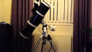 Skywatcher 200p 8quot telescope controlled by stellarium software [upl. by Idnyc936]