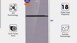 Haier Refrigerator DC Inverter Model 538 IOT Review Haier Refrigerator 538 IOT Price In Pakistan [upl. by Rochemont]