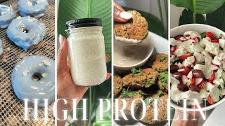 Plant Based Protein Rich Recipes  How I Plan Weekly Meals [upl. by Alissa]