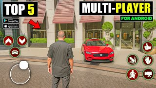 Top 5 Multiplayer Games For Android 2023  games to play with friends [upl. by Dnomyad736]